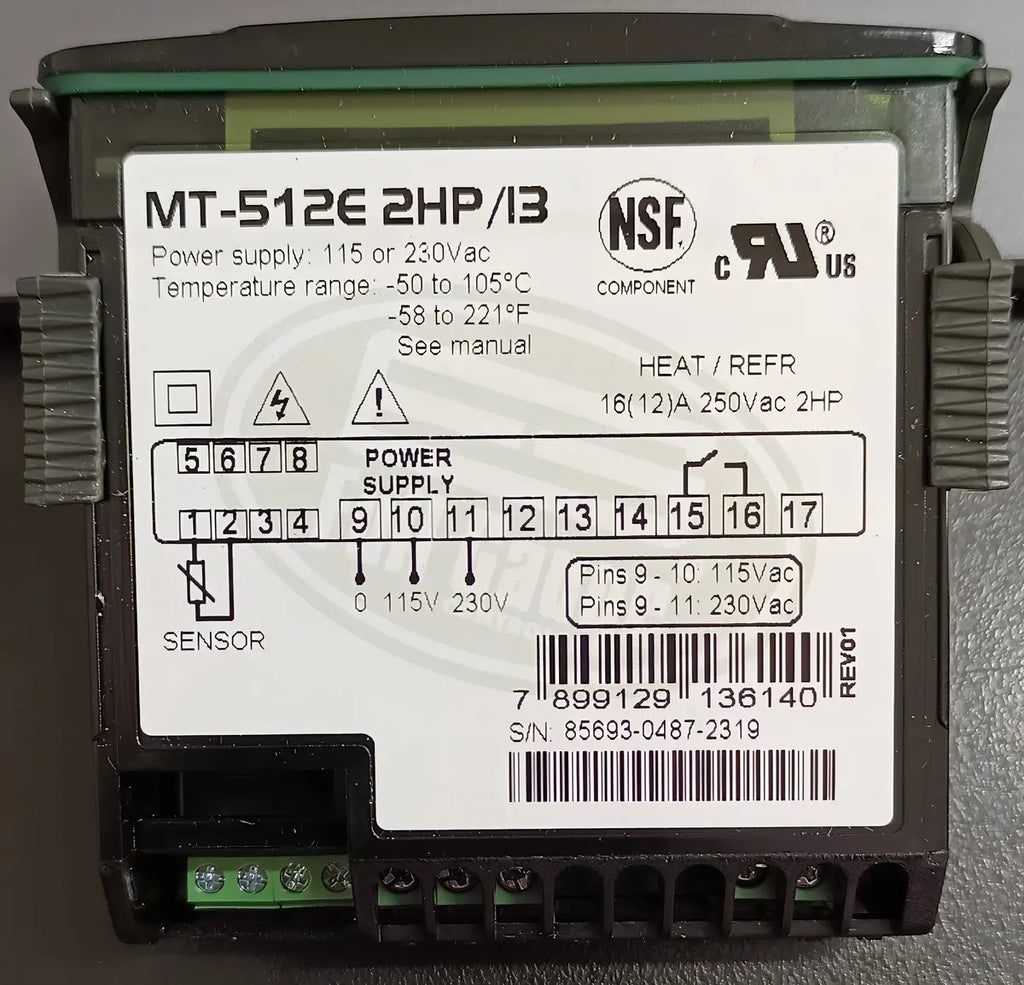 Controlador de Temperatura Digital Full Gauge MT-512E 2HP/13