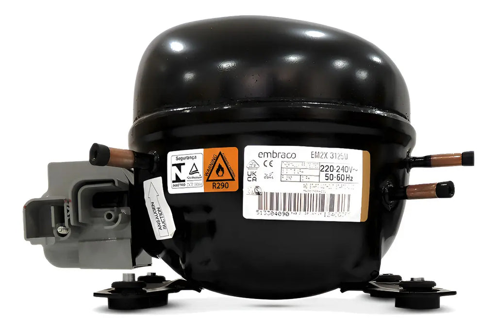 COMP EMBRACO 1/3 R290 127V EM2X3125U L-M BP+