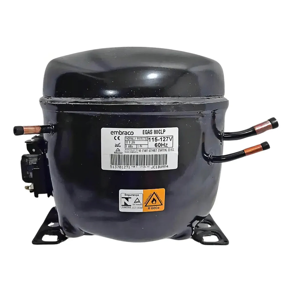 COMP EMBRACO 1/4 R600 127V EGAS80CLP